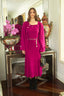 XY CARDIGAN FUCSIA DREI + XY TOP FUCSIA DREI + XY FALDA FUCSIA DREI