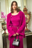 XY CARDIGAN FUCSIA DREI + XY TOP FUCSIA DREI + XY FALDA FUCSIA DREI