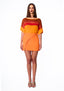 XY SWEATER ARANCIO MARANI + XY FALDAS APPEROL CORSELLINI