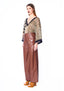 XY BLUSON KIMONO MARANI + XY PANTALONES PECAN CORSELLINI MARRON