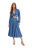 XX TOP INDIGO CORSELLINI + XY FALDA INDIGO CORSELLINI